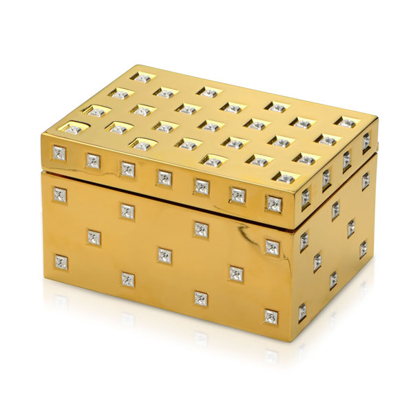 Crystamas Absis Metal Decorative Box Wayfair